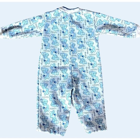 Vintage Baby Teddy Bear Onesie Romper Jumper Size 24 Months - Picture 5 of 5